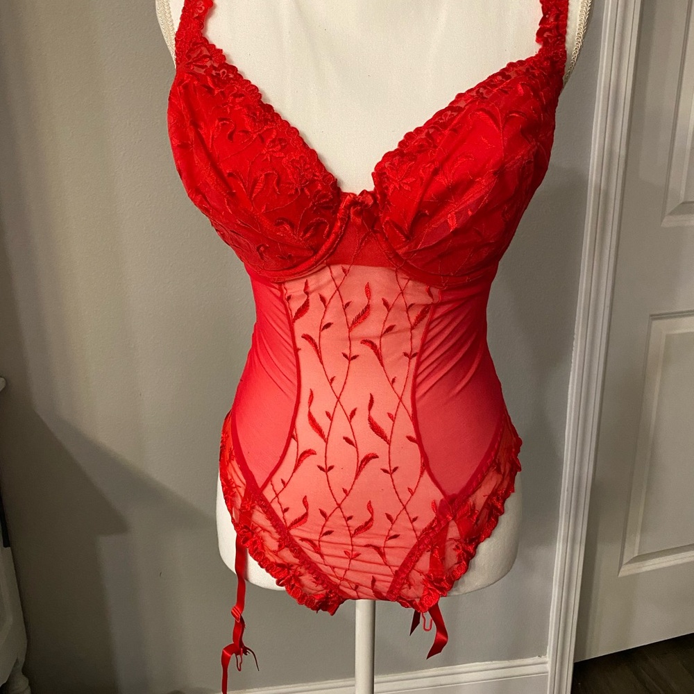 Victoria’s Secret Red Lace lingerie